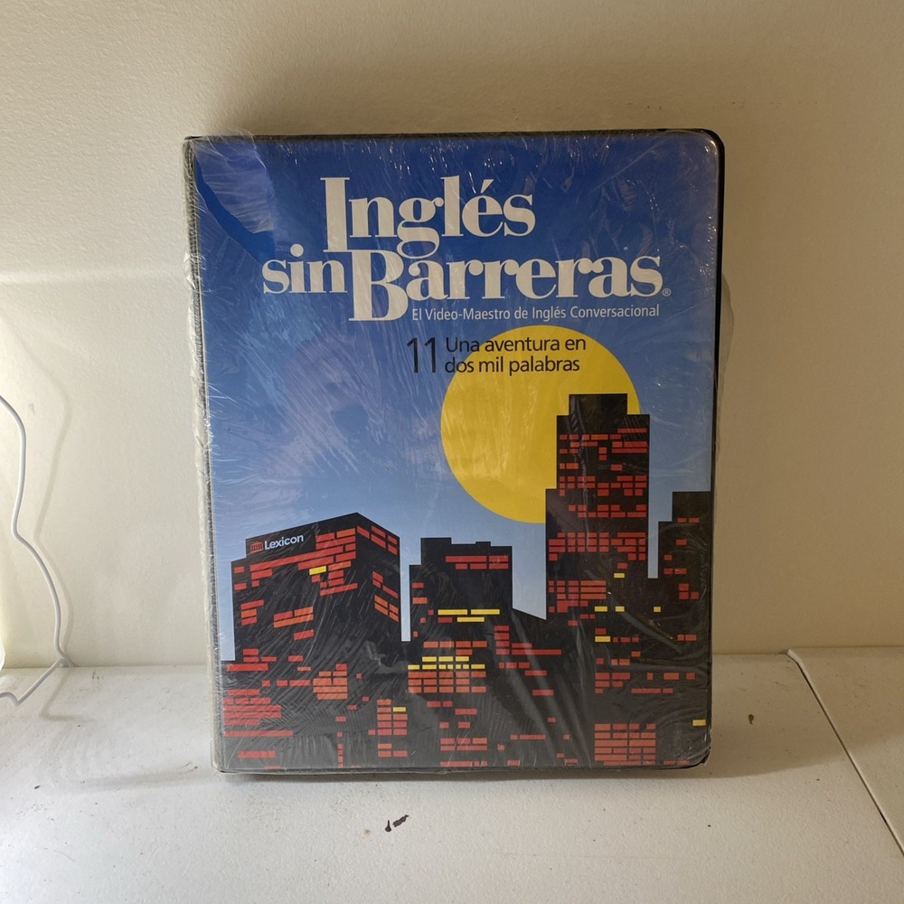 Ingles Sin Barreras Course 11 Lexicon English Learning VHS Set Sealed